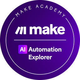 Make AI Automation Explorer Certificate